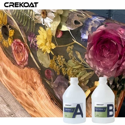 Resin Epoxy Jelas yang Cocok untuk Pelestarian Unsur Organik Seperti Bunga