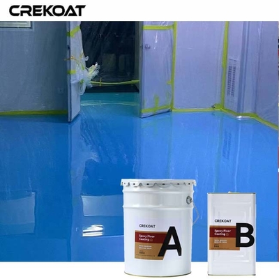 Cat lantai industri bertekstur yang tidak licin Permukaan berwarna tahan lama