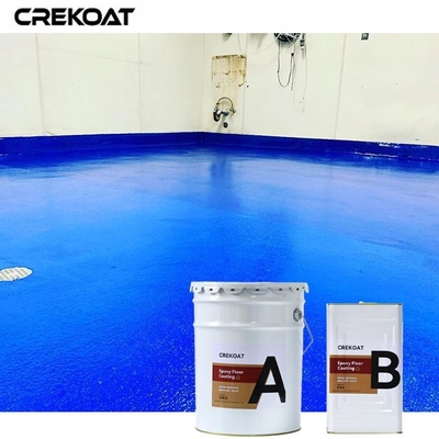 Ketahanan slip Lapisan lantai epoxy industri menawarkan permukaan bertekstur