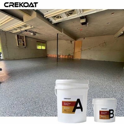 Tekstur Lapisan Lantai Epoxy Flakes Dalam Ketebalan Berbeda Untuk Kebutuhan yang Berbeda