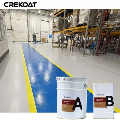 Lapisan lantai epoxy industri Tahan lalu lintas forklift Peralatan berat