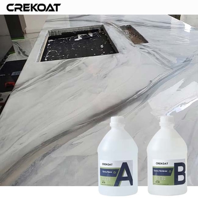 Warna Unik Table Top Epoxy Resin Formula Non-Toksik Aman untuk Indoor