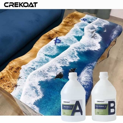 Goresan kecil Epoxy non-yellowing formula untuk kejelasan jangka panjang