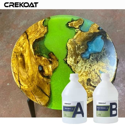 Karet Epoxy yang tahan lama dan berkilau untuk meja dengan warna yang cerah